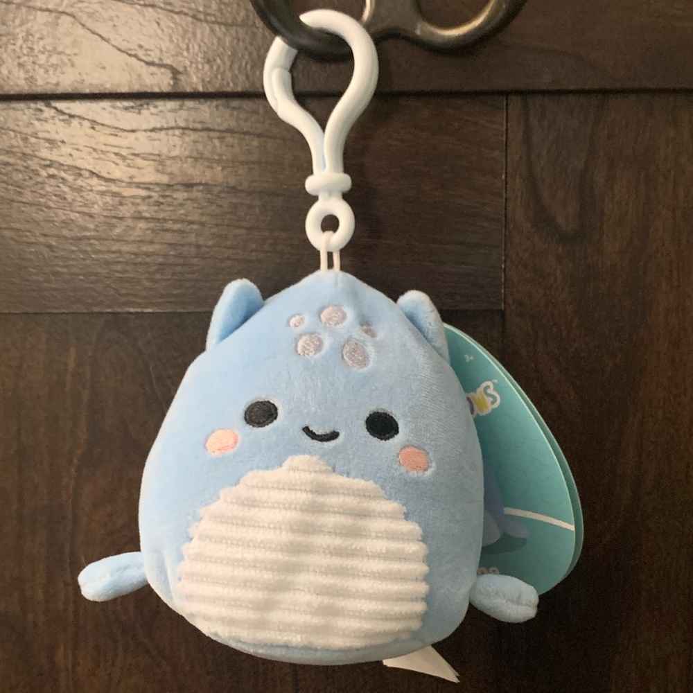 Lou Ness Monster Squishmallow Keychain